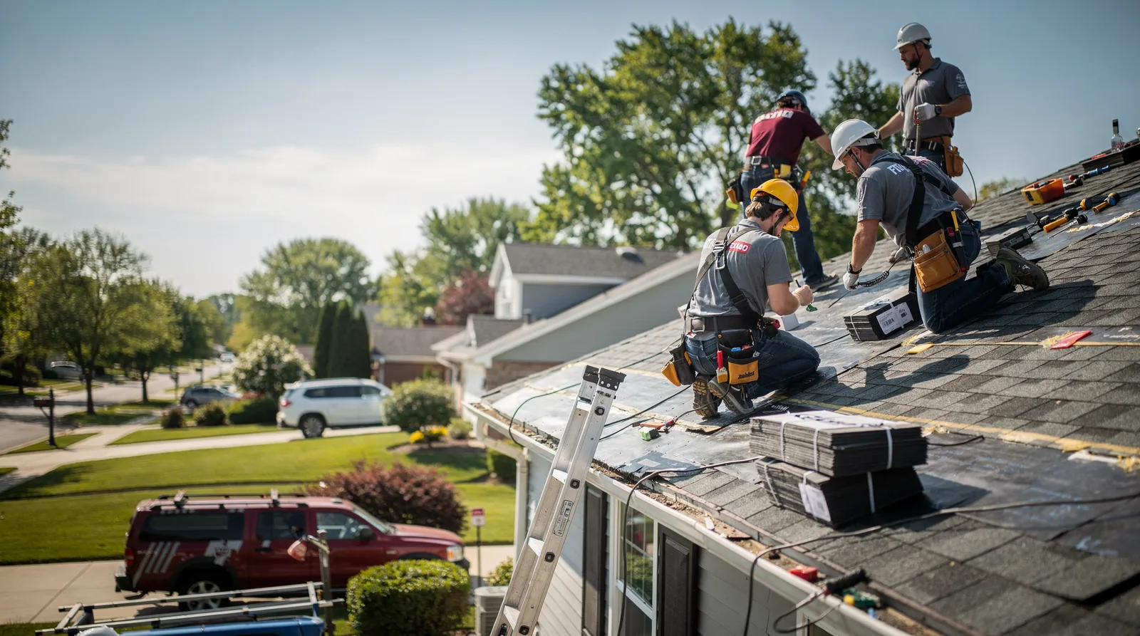 Roof Repair in Libertyville, IL around you